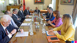 Guvernatori Sejko zhvillon një takim me anëtarët e Bordit Drejtues të Shoqatës Shqiptare të Bankave, 24 korrik 2019