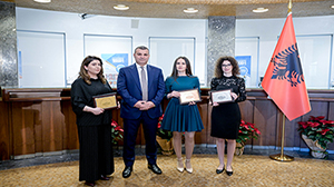 Governor Sejko addresses end-of-year meeting with journalists and media representatives and Governor’s Award ceremony