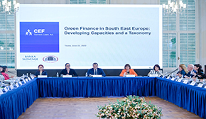 Governor Sejko at the High – level Conference on “Green Finance in South East Europe: Developing capacities and a Taxonomy”