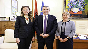 Guvernatori Sejko takon Delegacionin e BERZH-it