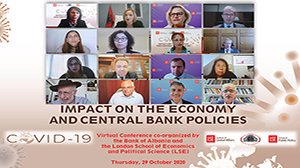 Welcome Address to the Virtual Conference of the Bank of Albania 29.10.2020
