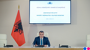 Guvernatori Sejko në konferencën për shtyp për vendimmarrjen e politikës monetare, 3 korrik 2019