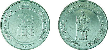 50 Lekë “Cultural heritage objects”, year 2004, without legal tender