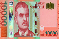 Kartëmonedha 10000 Lekë