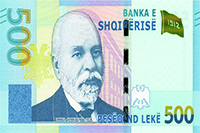 Kartëmonedha 500 Lekë