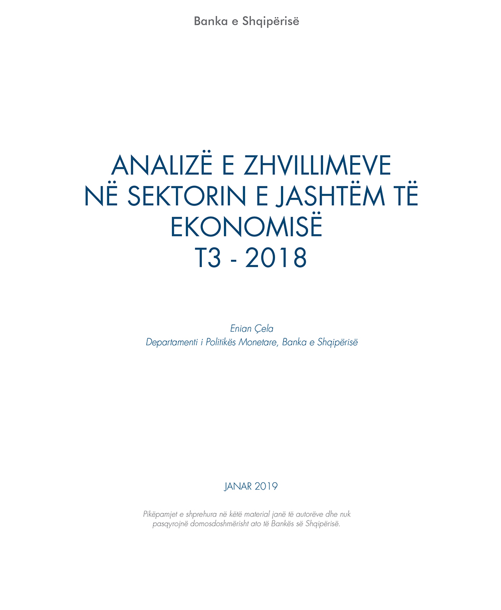 Analiza e ''Zhvillimeve në sektorin e jashtëm të ekonomisë'' T3-2018