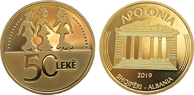50 Lekë ''Apolonia'', year 2019, without legal tender