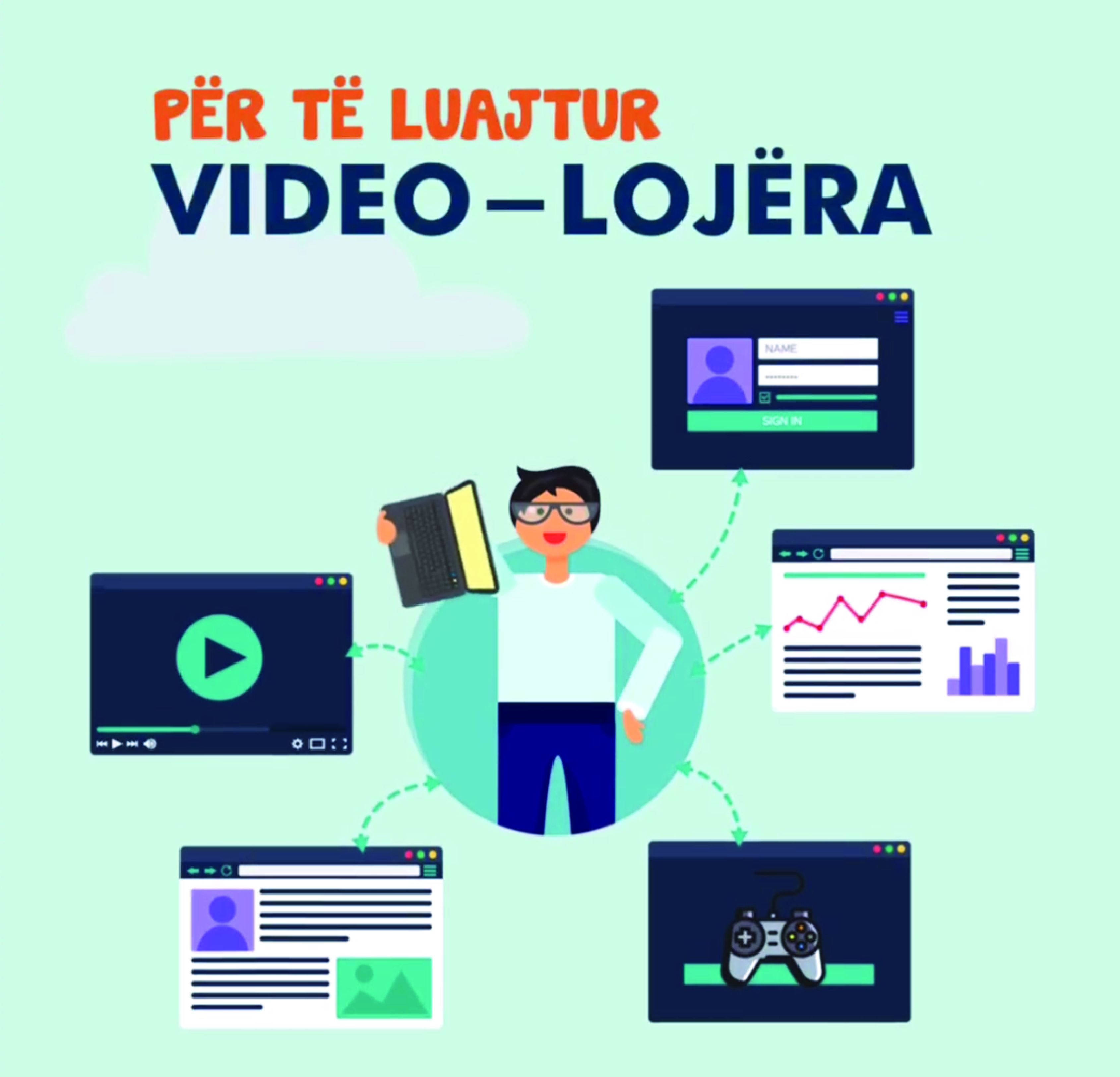 How to navigate the internet safely (The video is Albanian only)