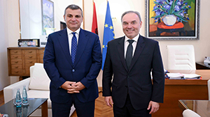 Guvernatori Sejko në takim zyrtar me Ambasadorin e Republikës së Sllovenisë në Shqipëri, SH.T.Z. Jakob Štunf
