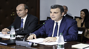 Guvernatori Sejko gjatë prezantimit të Raportit Vjetor të Bankës së Shqipërisë për vitin 2023 në Komisionin e Ekonomisë dhe Financave