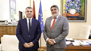 Guvernatori i Bankës së Shqipërisë, z. Gent Sejko, takon Ambasadorin e ri të Mbretërisë së Spanjës në Shqipëri, Gabriel Cremades Ventura