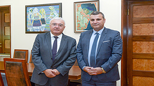 The Governor Sejko meets H.E. Ambassador of Romania to Albania, Mircea Perpelea