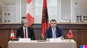 Ceremonia e nënshkrimit të Memorandumit të Mirëkuptimit midis Bankës së Shqipërisë dhe SECO-s