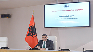 Governor Sejko at the Press Conference on MP decision, 24 March 2021