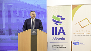 Guvernatori Sejko në konferencën “Fuqia e bashkëpunimit” organizuar nga Instituti i Audituesve të Brendshëm