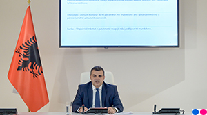 Guvernatori Sejko në konferencën për shtyp për vendimmarrjen e politikës monetare, 8 maj 2019