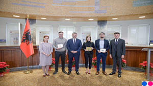 ''Çmimi i Guvernatorit për Diplomën më të Mirë për vitin 2018'', 20.12.2018