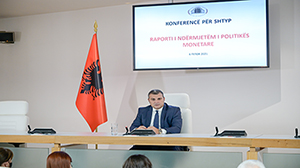 Governor Sejko at the Press Conference on MP decision, 6 October 2021