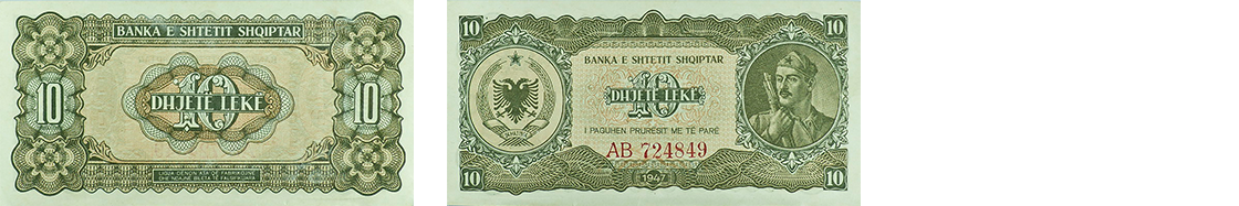 10 Lekë, 1947